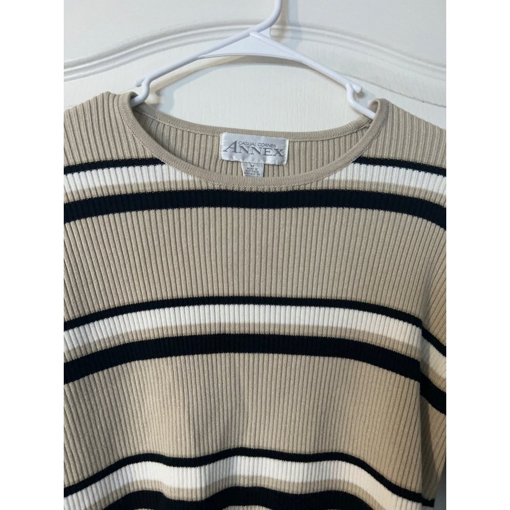 Annex Ribbed Stripped Top - Picture 7 of 7